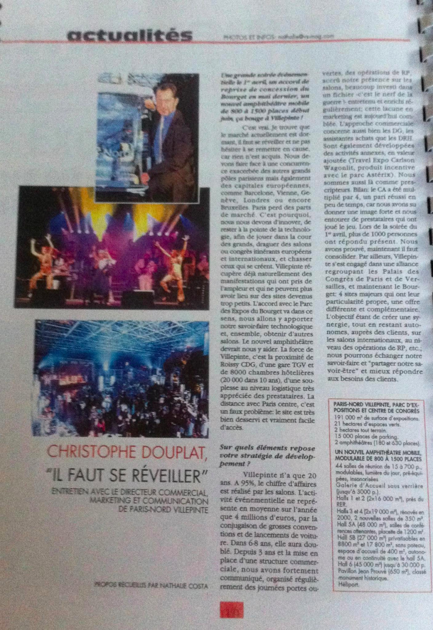 Interview de Christophe DOUPLAT